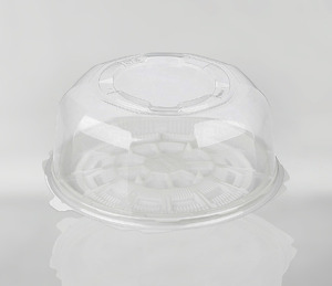 Круглая безреберная упаковка для тортов Т-018ДШ 