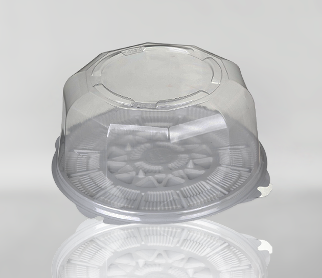 Круглая безреберная упаковка для тортов Т-023ДШ 2