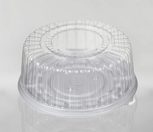 Круглая упаковка для тортов с ребрами жесткости Т-235/2ДШ