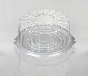 Круглая упаковка для тортов с ребрами жесткости Т-230Д