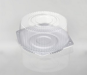 Круглая упаковка для тортов с ребрами жесткости Т-245/1К