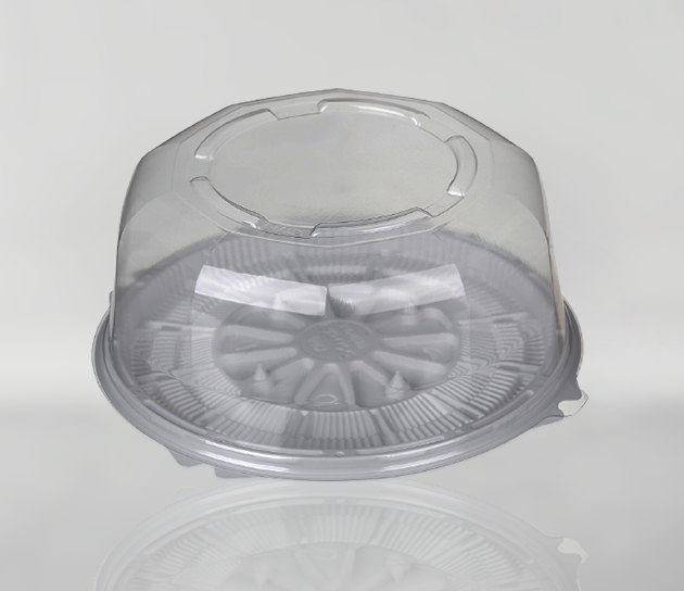 Круглая безреберная упаковка для тортов Т-019ДШ 2