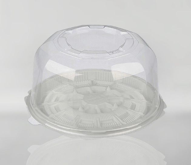 Круглая безреберная упаковка для тортов Т-018КН