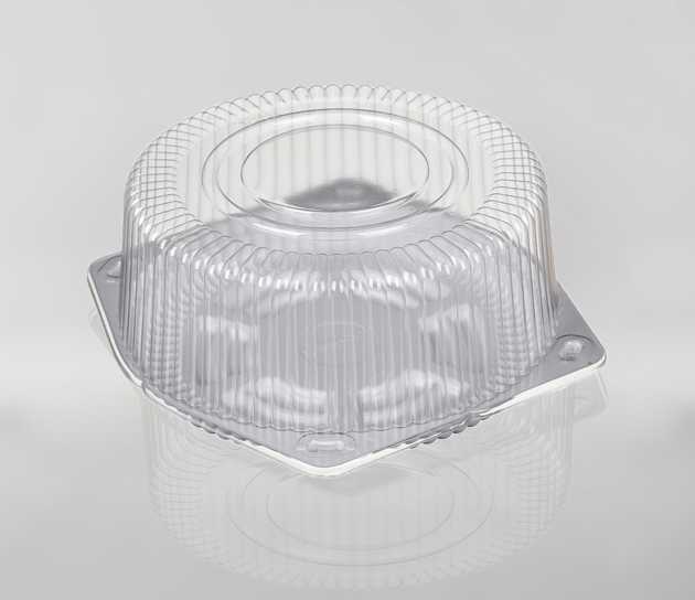 Круглая упаковка для тортов с ребрами жесткости Т-205Д (М) (2)