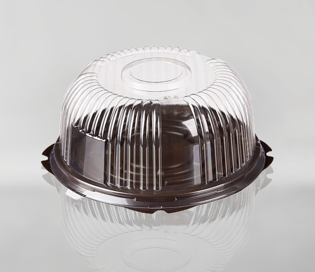 Круглая упаковка для тортов с ребрами жесткости Т-230ДШ (2)