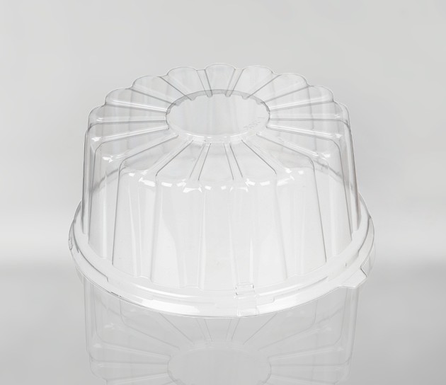 Круглая упаковка для тортов с ребрами жесткости Т-230К