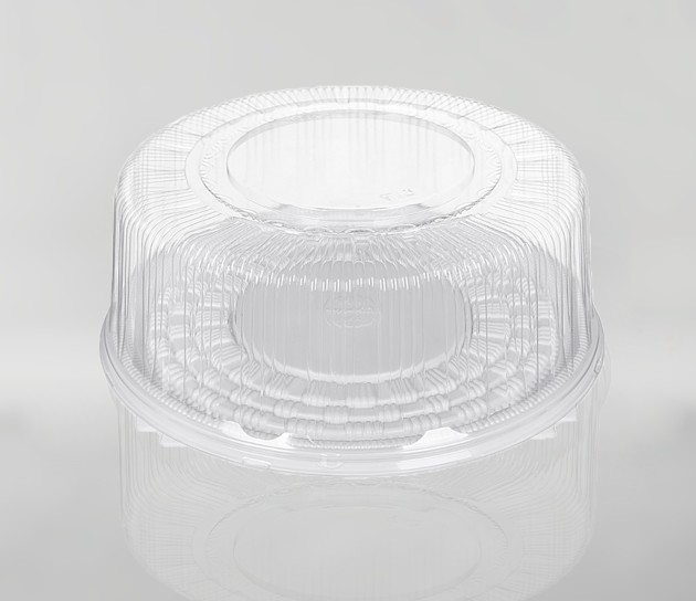 Круглая упаковка для тортов с ребрами жесткости Т-290К